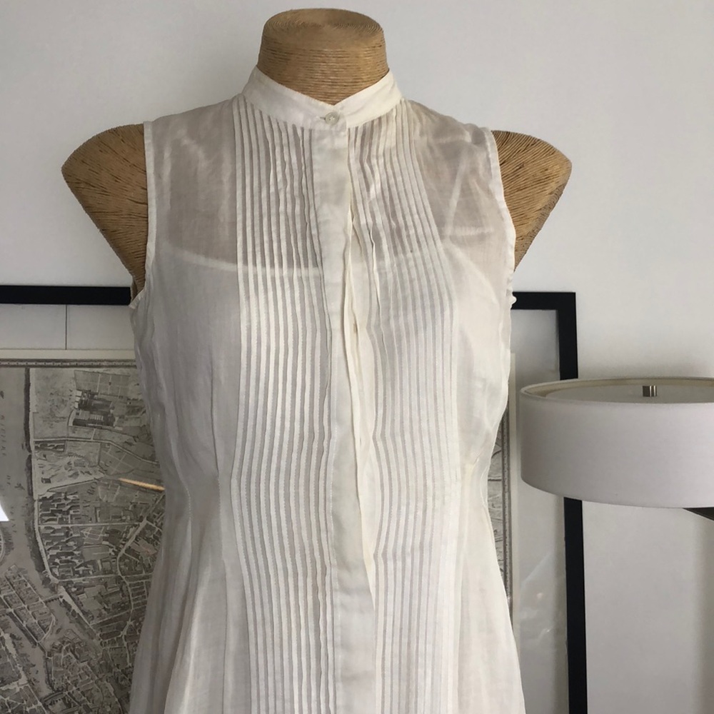 Theory cream dress size 4 - Picture 2 of 7